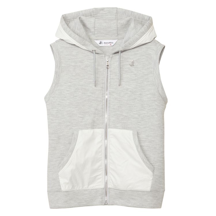 スウェットパーカーベスト レディース Blf6401ua Black White Sportswear公式通販 アウトレット