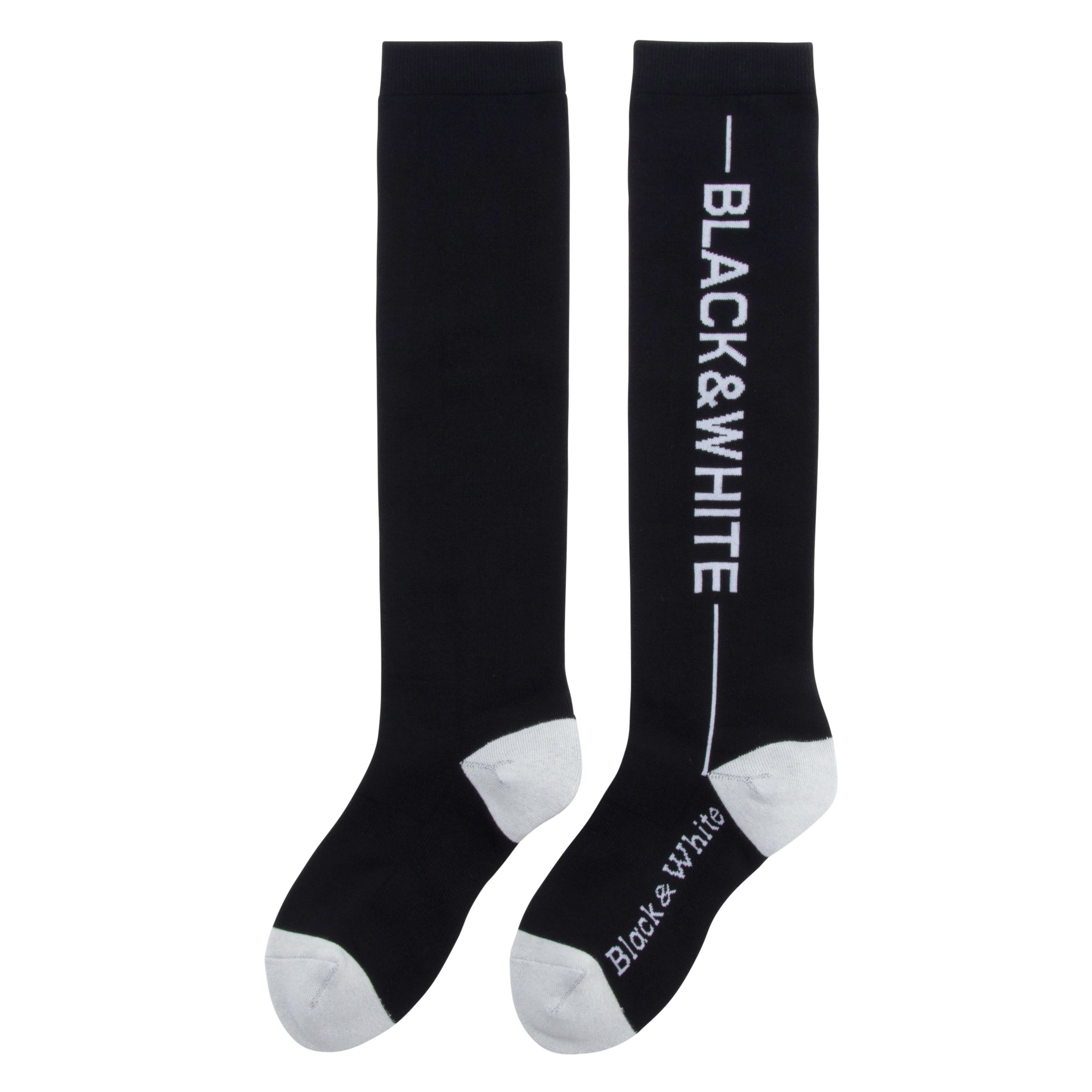 BWロゴロングソックス（レディース）（BLF8251W）- BLACK  WHITE SPORTSWEAR公式通販