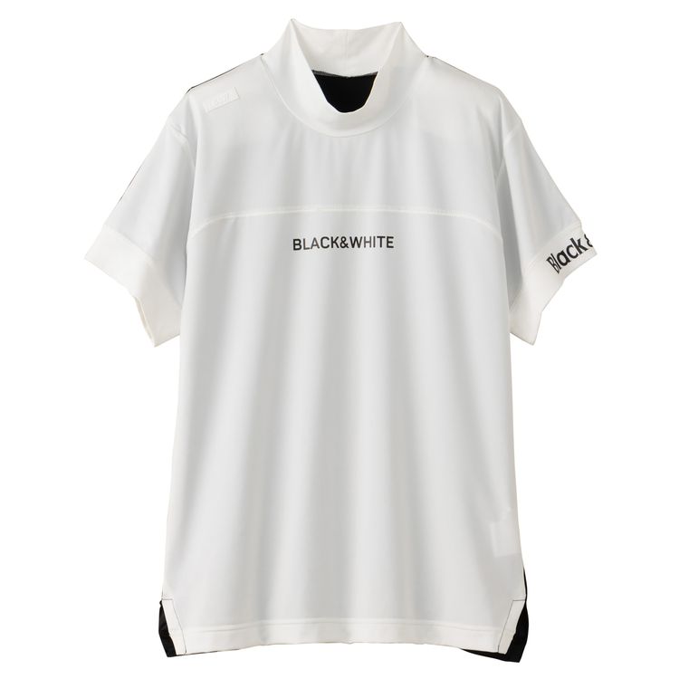 pulling shirt black and white