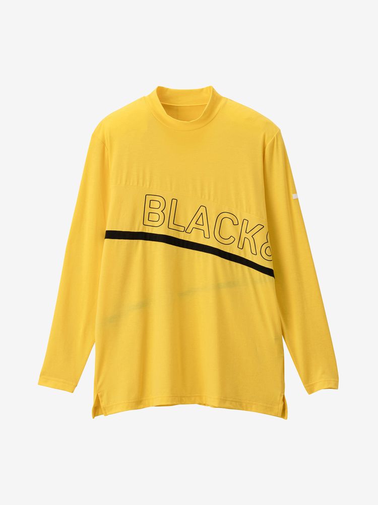 ビッグロゴモックネックシャツ（メンズ）（BGF9212WS）- BLACK & WHITE