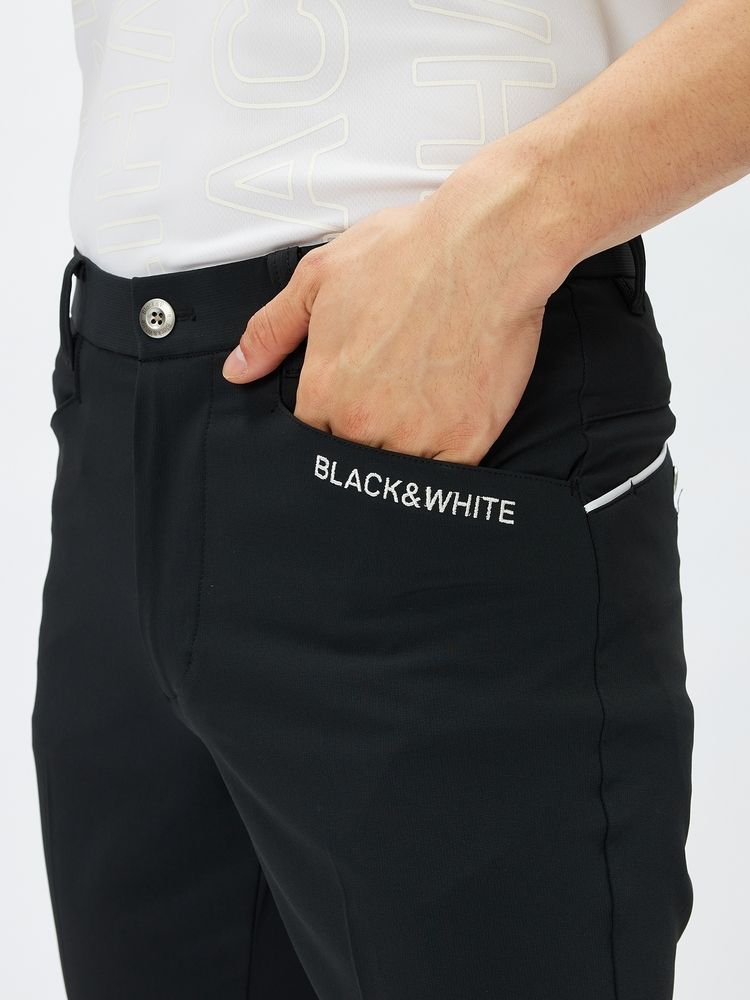 4Wayストレッチパンツ（メンズ）（BGS5004WI）- BLACK & WHITE