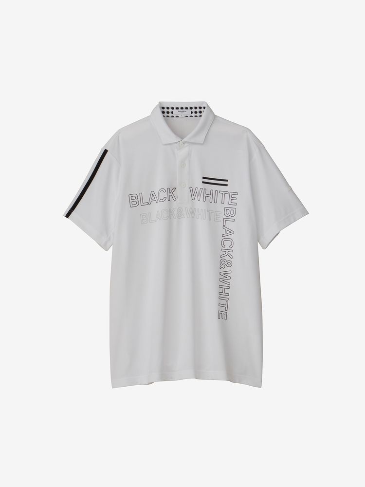 BLACK & WHITE SPORTSWEAR(ブラック＆ホワイト スポーツウェア) ｜SoCoolハニカムロゴプリント半袖シャツ（メンズ）