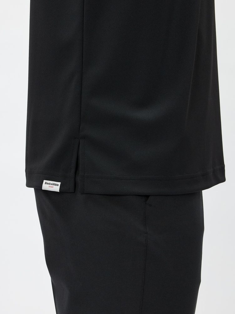 BLACK & WHITE(ブラック＆ホワイト) ｜SoCoolハニカム共衿半袖シャツ（メンズ）