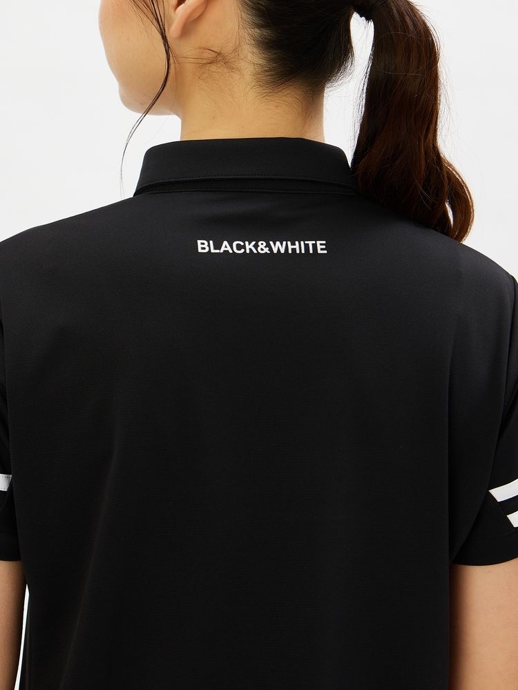BLACK & WHITE SPORTSWEAR(ブラック＆ホワイト スポーツウェア) ｜SoCoolハニカムロゴプリント半袖シャツ（レディース）