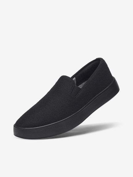 美品⭐︎allbirds ブラック フラットシューズ 撥水加工 Mizzles 世界一の履き心地《all birds》ウールランナー